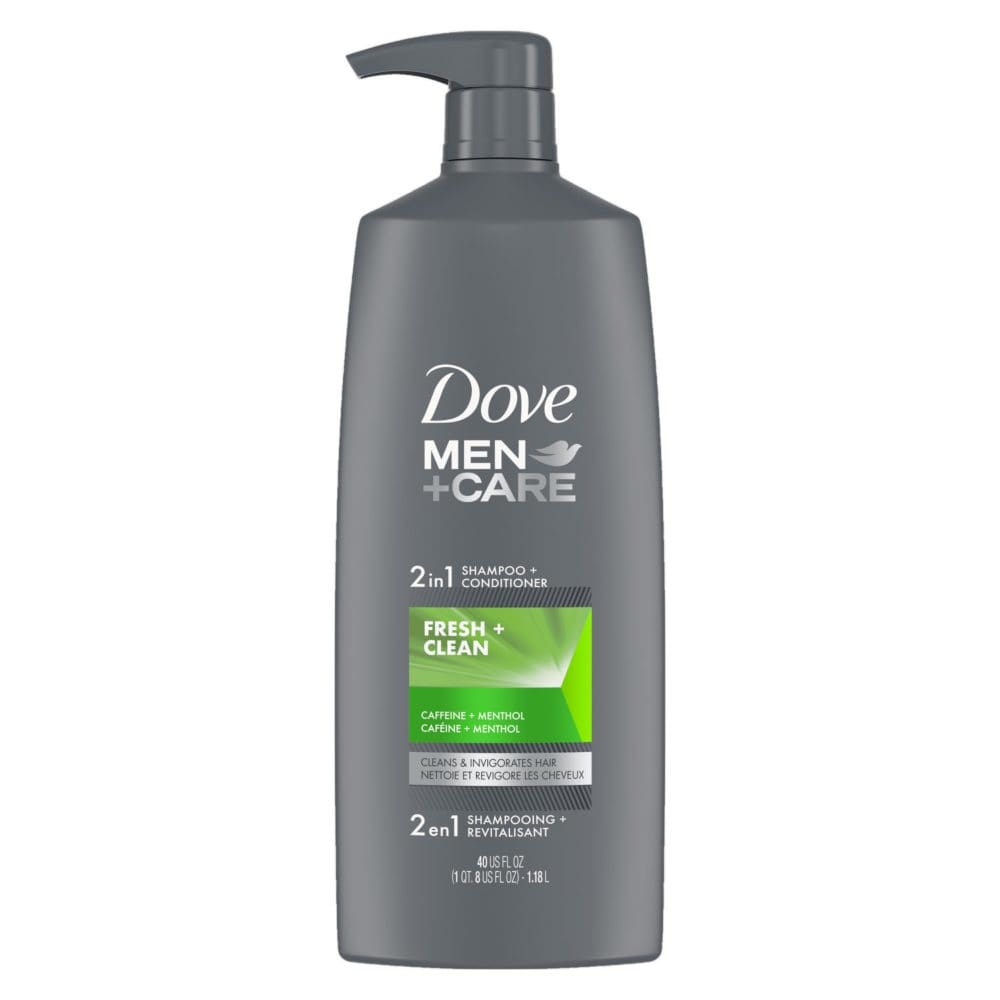 Dove Men+Care 2-in-1 Shampoo + Conditioner Fresh & Clean (40 fl. oz.) - Shampoo & Conditioner - Dove Men+Care