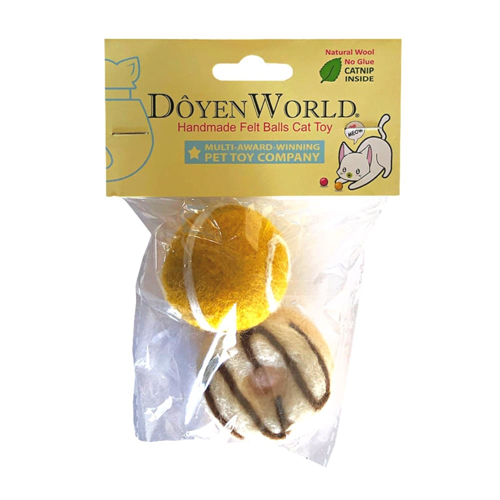 Doyen Cat Felt Ball Donut - Pet Supplies - Doyen