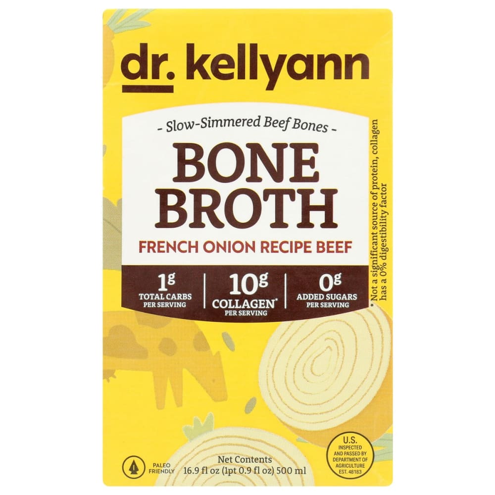 DR. KELLYANN: Broth Bone French Onion 16.9 fo - Grocery > Soups & Stocks - DR. KELLYANN