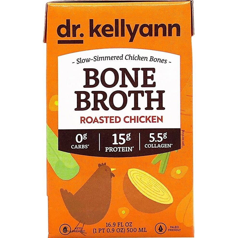 DR. KELLYANN: Broth Bone Roasted Chicken 16.9 oz - Grocery > Soups & Stocks - DR. KELLYANN