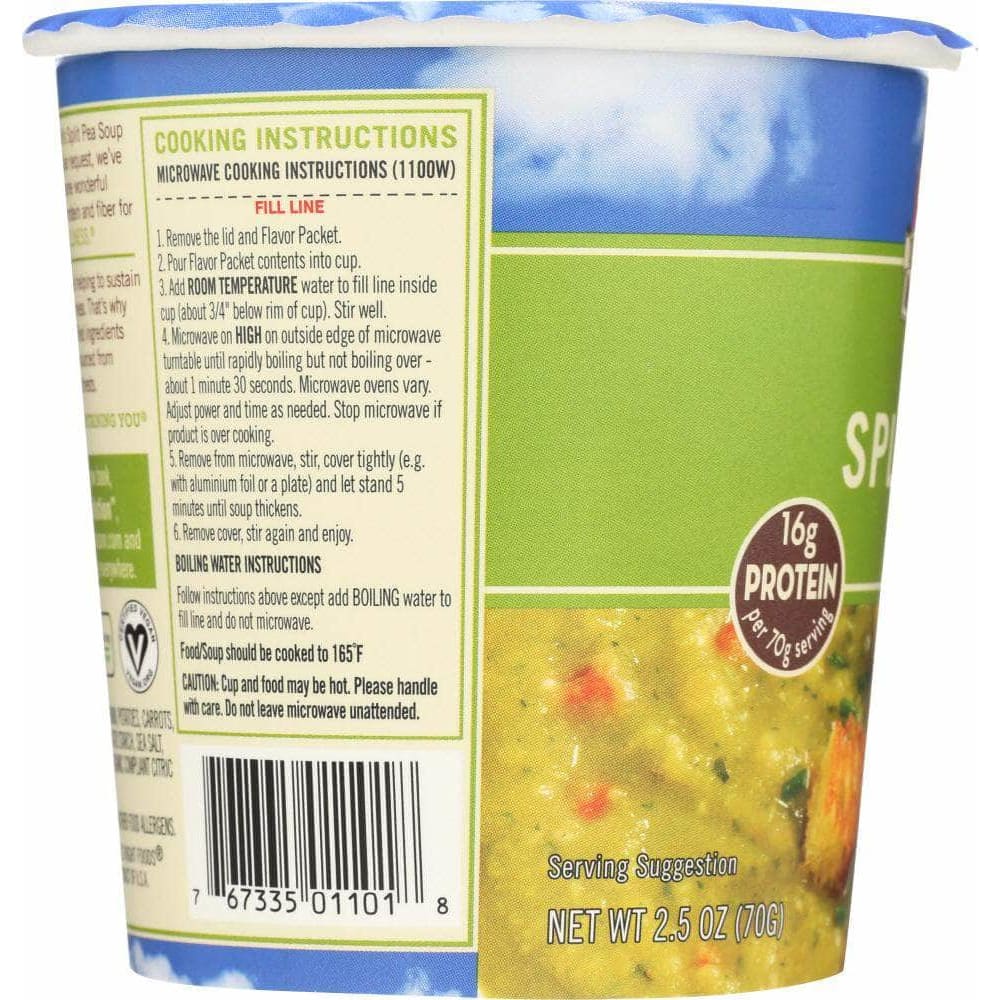 Dr Mcdougalls Dr Mcdougalls Big Cup Vegan Soup Split Pea, 2.5 oz