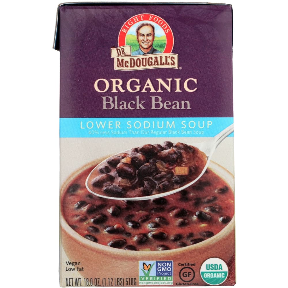 DR MCDOUGALLS: Soup Blk Bean Ls 18 oz - Grocery > Soups & Stocks - DR MCDOUGALLS