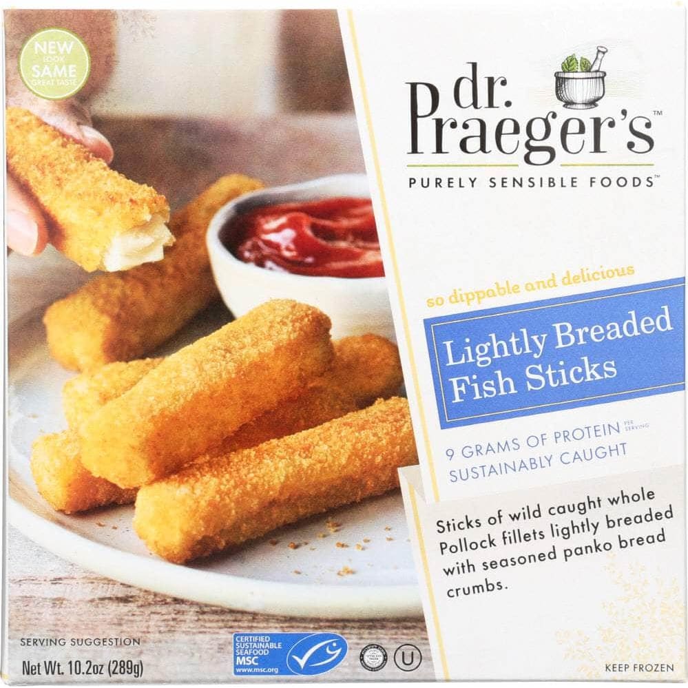 Dr Praegers Dr. Praeger's Lightly Breaded Fish Sticks, 10.2 oz