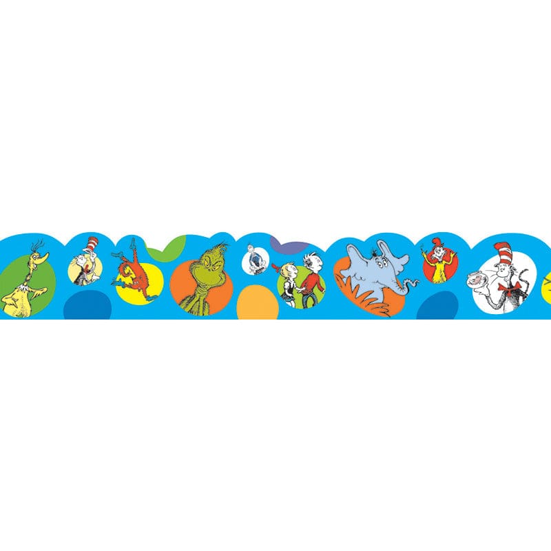 Dr Seuss Bubbles Deco Trim (Pack of 10) - Border/Trimmer - Eureka