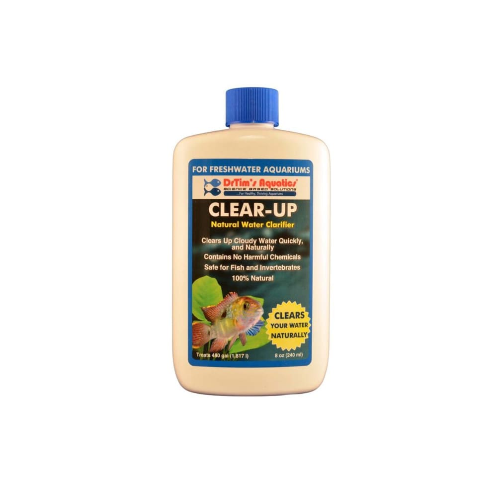 Dr. Tims Aquatics Clear-UP Natural Water Clarifier for Freshwater Aquarium 8 fl. oz - Pet Supplies - Dr. Tims