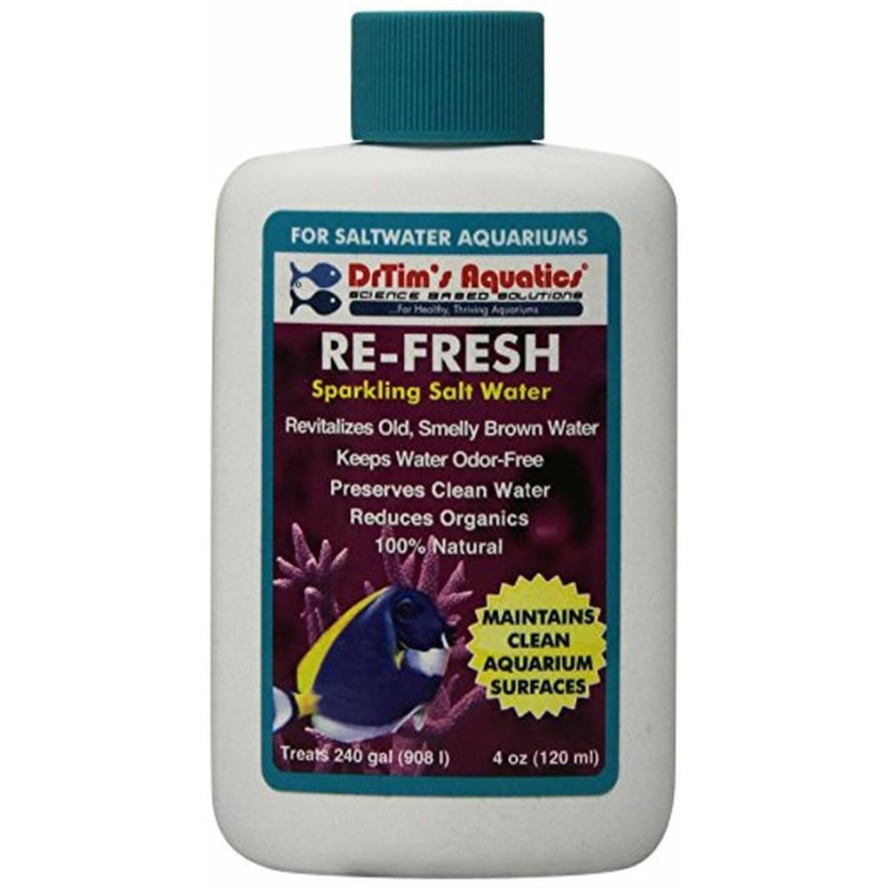 Dr. Tim’s Aquatics Re-Fresh Revitalizer for Saltwater Aquarium 4 fl. oz - Pet Supplies - Dr. Tims