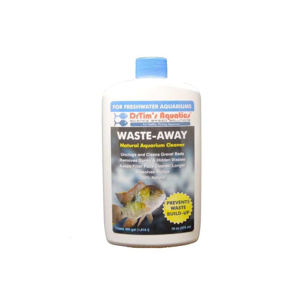 Dr. Tim’s Aquatics Waste-Away Natural Aquarium Cleaner for Freshwater Aquarium 16 fl. oz - Pet Supplies - Dr. Tims