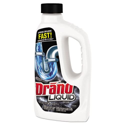 Drano Liquid Drain Cleaner 32 Oz Safety Cap Bottle 12/carton - Janitorial & Sanitation - Drano®