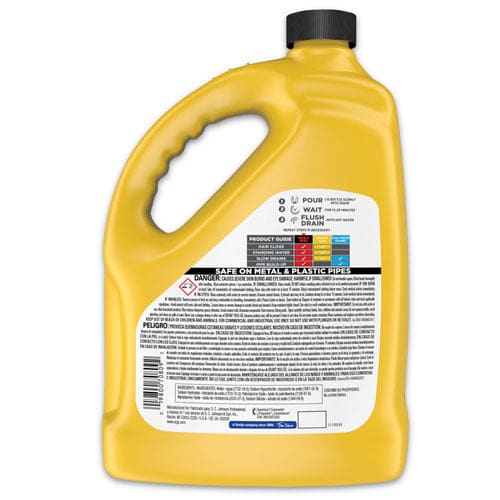 Drano Max Gel Clog Remover Bleach Scent 128 Oz Bottle 4/carton - Janitorial & Sanitation - Drano®