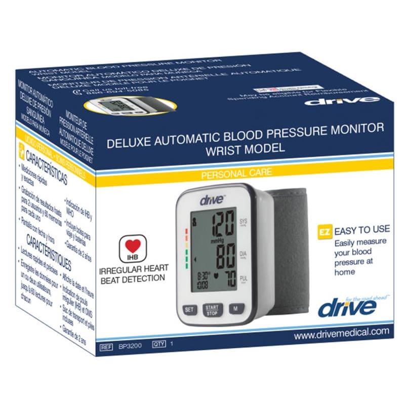 Drive Medical Blood Pressure Monitor Wrist Automatic - Item Detail - Drive Medical