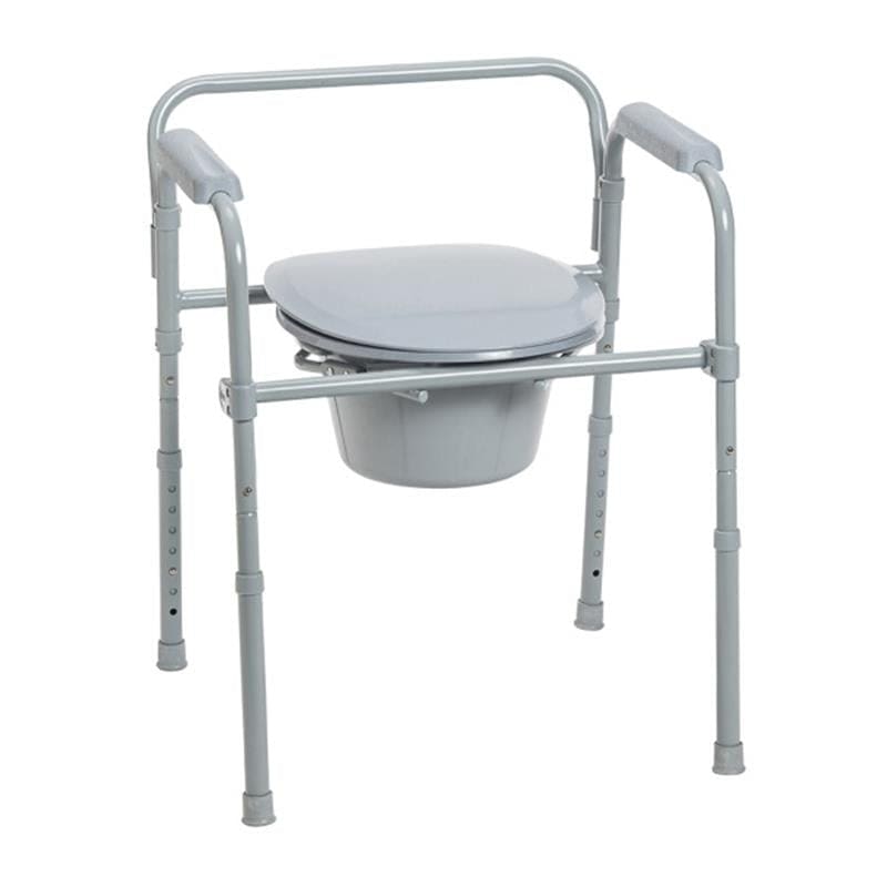 Drive Medical Folding Commode Steel - Item Detail - Drive Medical