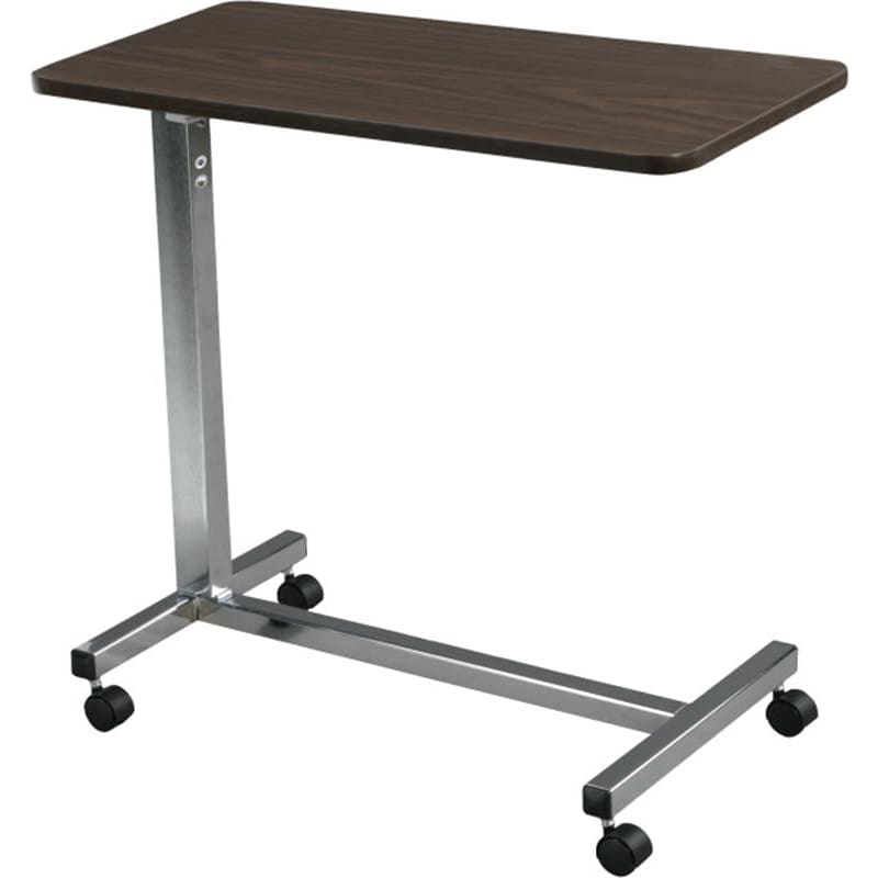 Drive Medical Overbed Table Non-Tilt Silver Vein Base - Item Detail - Drive Medical