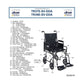 Drive Medical Transport Chair 19In Black Steel - Item Detail - Drive Medical