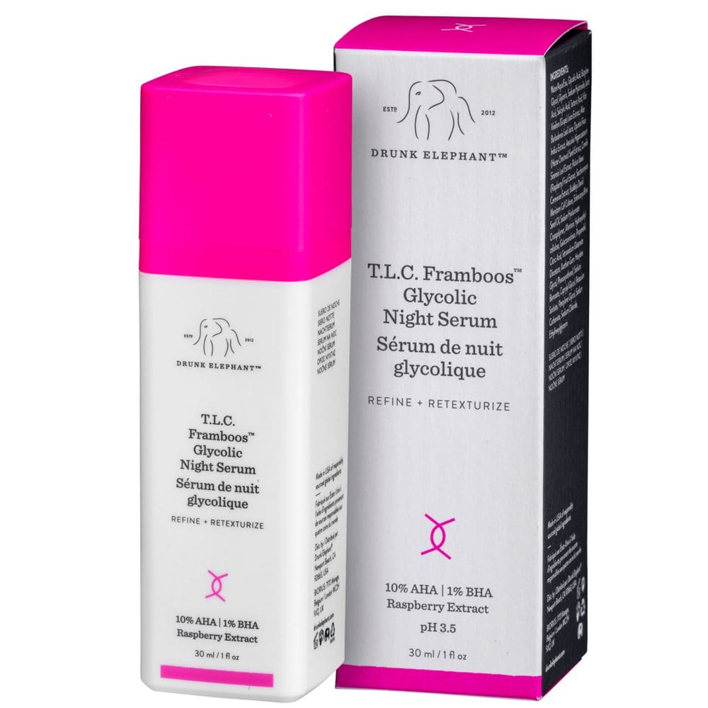 Drunk Elephant T.L.C. Framboos Glycolic Night Serum - Skin Care - Drunk Elephant