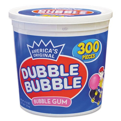 Dubble Bubble Bubble Gum Original Pink 300/tub - Food Service - Dubble Bubble