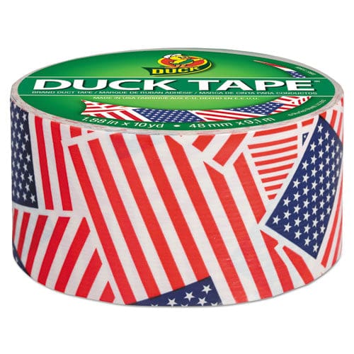 Duck Colored Duct Tape 3 Core 1.88 X 10 Yds Red/white/blue Us Flag - Office - Duck®