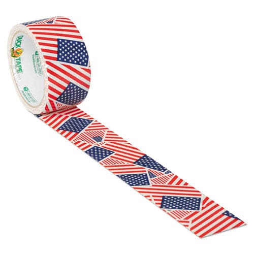 Duck Colored Duct Tape 3 Core 1.88 X 10 Yds Red/white/blue Us Flag - Office - Duck®