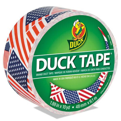 Duck Colored Duct Tape 3 Core 1.88 X 10 Yds Red/white/blue Us Flag - Office - Duck®