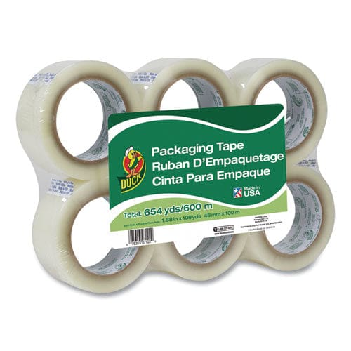 Duck Commercial Grade Packaging Tape 3 Core 1.88 X 109 Yds Clear 6/pack - Office - Duck®