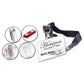 Durable Click-fold Convex Name Badge Holder Double Magnets 3 3/4 X 2 1/4 Clear 10/pk - Office - Durable®