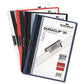 Durable Duraclip Report Cover Clip Fastener 8.5 X 11 Clear/black 25/box - School Supplies - Durable®