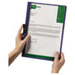 Durable Duraclip Report Cover Clip Fastener 8.5 X 11 Clear/graphite 25/box - School Supplies - Durable®