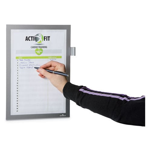 Durable Duraframe Note Sign Holder 8.5 X 11 Silver Frame - Office - Durable®