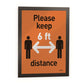 Durable Duraframe Sign Holder 8.5 X 11 Black Frame 2/pack - Office - Durable®