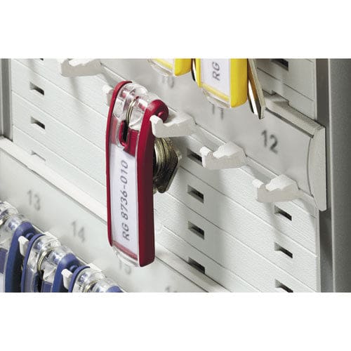 Durable Locking Key Cabinet 36-key Brushed Aluminum Silver 11.75 X 4.63 X 11 - Office - Durable®