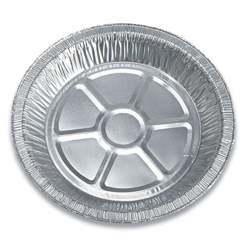 Durable Packaging Aluminum Pie Pans Medium 27.6 Oz 9 Diameter X 1h Silver 500/carton - Food Service - Durable Packaging