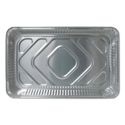 Durable Packaging Aluminum Steam Table Pans Full-size Medium—228 Oz. 2.19 Deep 12.81 X 20.75 50/carton - Food Service - Durable Packaging