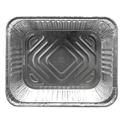 Durable Packaging Aluminum Steam Table Pans Half-size Deep—120 Oz. 2.56 Deep 10.38 X 12.75 100/carton - Food Service - Durable Packaging