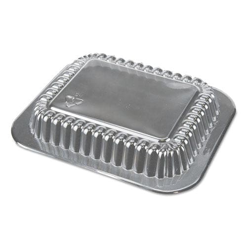 Durable Packaging Dome Lids For 12 Cater Trays 12 Diameter X 2.5h Silver Plastic 50/carton - Food Service - Durable Packaging