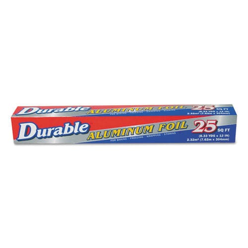 Durable Packaging Standard Aluminum Foil Roll 12 X 25 Ft 35/carton - Food Service - Durable Packaging