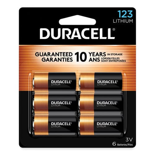 Duracell Specialty High-power Lithium Batteries 123 3 V 6/pack - Technology - Duracell®