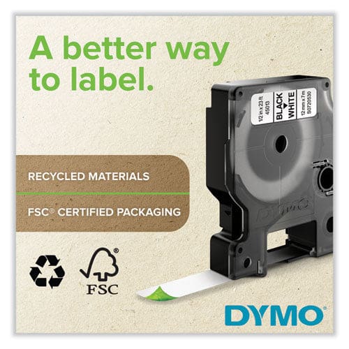 DYMO D1 High-performance Polyester Removable Label Tape 0.37 X 23 Ft Black On White - Technology - DYMO®