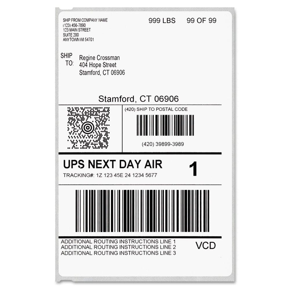 DYMO - Label Writer Shipping Labels 4 x 6 White - 220/Roll - Labels & Label Makers - DYMO