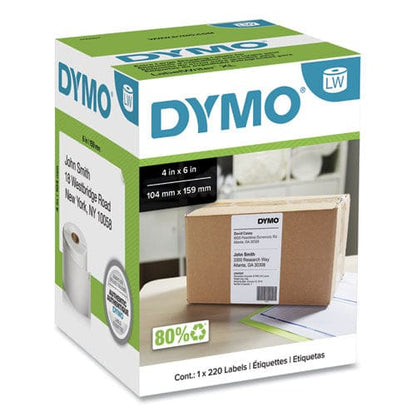 DYMO Labelwriter Shipping Labels 4 X 6 White 220 Labels/roll - Technology - DYMO®