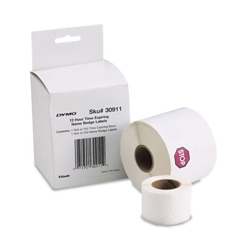 DYMO Visitor Management Time-expiring Name Badges Adhesive 2.25 X 4 250 Labels/box - Technology - DYMO®