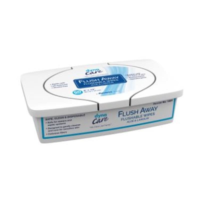 Dynarex Flushable Wipe 9 X 12 60/Tub Case of 9 - Incontinence >> Wipes - Dynarex