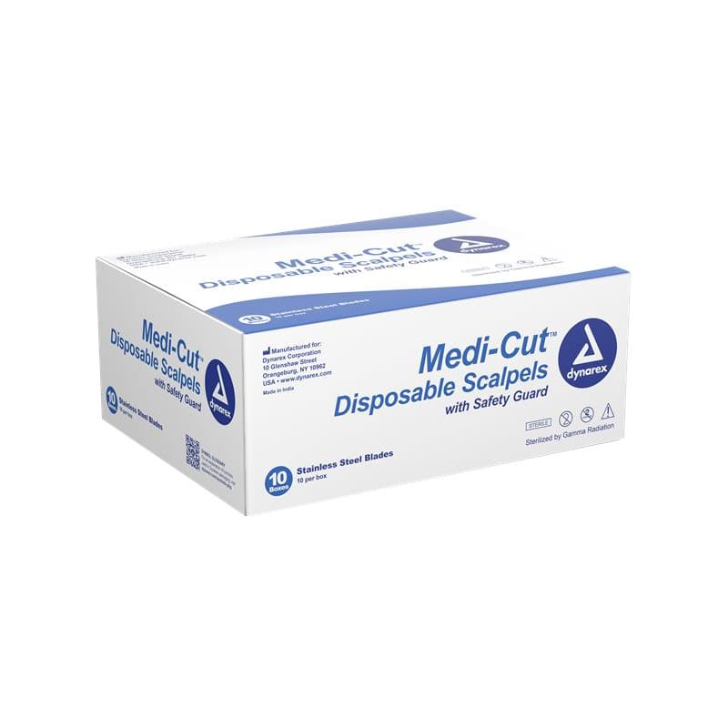 Dynarex Scalpel Disposable #11 Sterile Box of 10 (Pack of 2) - Nursing Supplies >> Nursing Misc - Dynarex