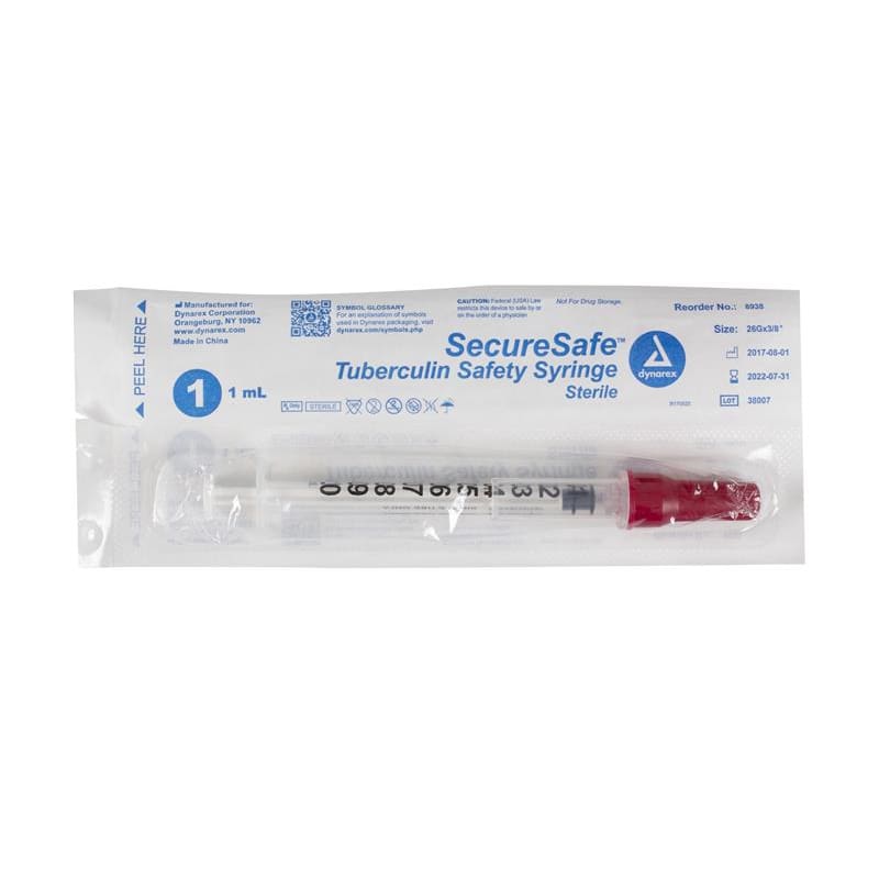 Dynarex Syringe Tb Safety 1Ml 27G X 1/2 C500 - Item Detail - Dynarex