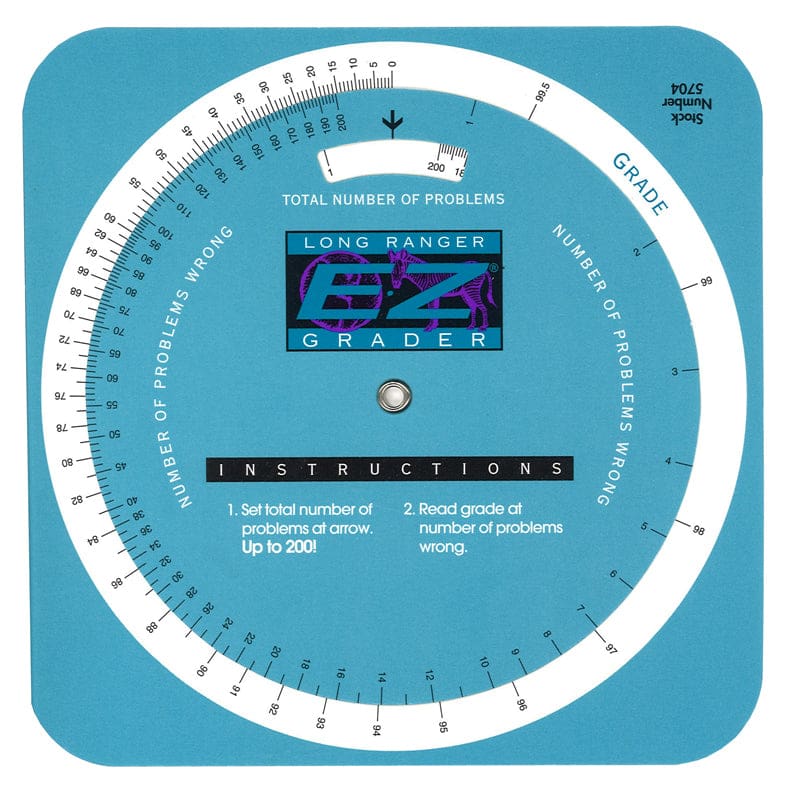 E-Z Grader Circular Long Ranger Score Up To 200 Questions (Pack of 8) - Graders - Original E-Z Grader