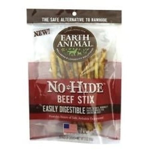 Earth Animal No Hide Beef Chews Dog Treats; 10 Pack - Small - Pet Supplies - Earth Animal