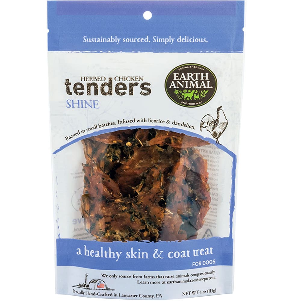 Earth Animal Tenders - Chicken - Shine - 4 Oz. - Pet Supplies - Earth Animal