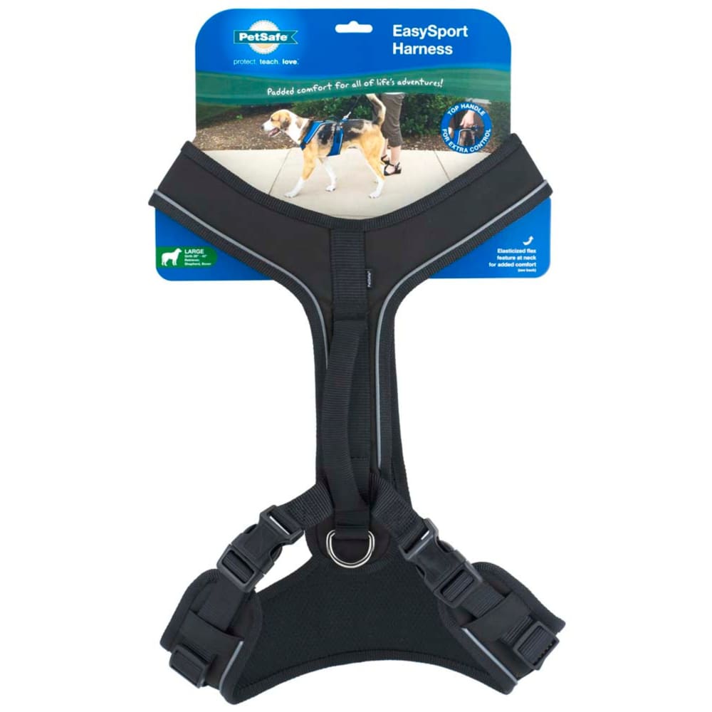 EasySport Comfortable Dog Harness Black Large - Pet Supplies - EasySport