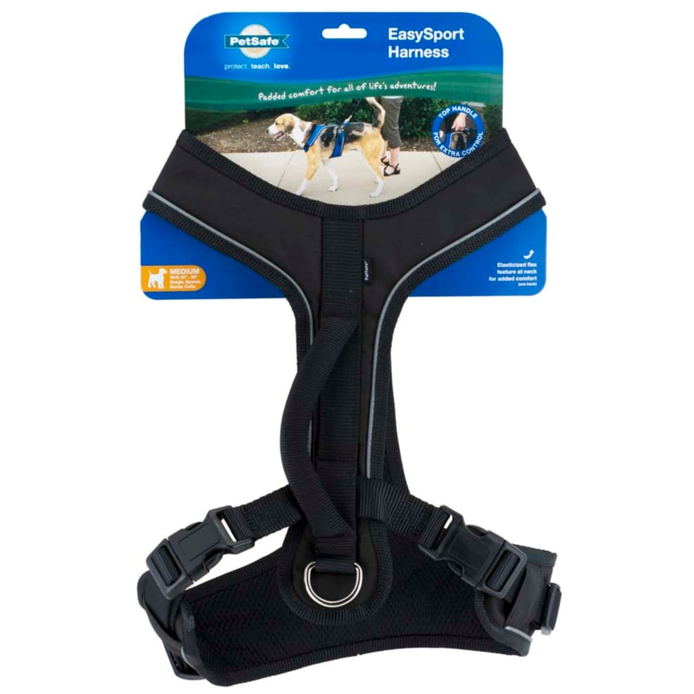 EasySport Comfortable Dog Harness Black Medium - Pet Supplies - EasySport