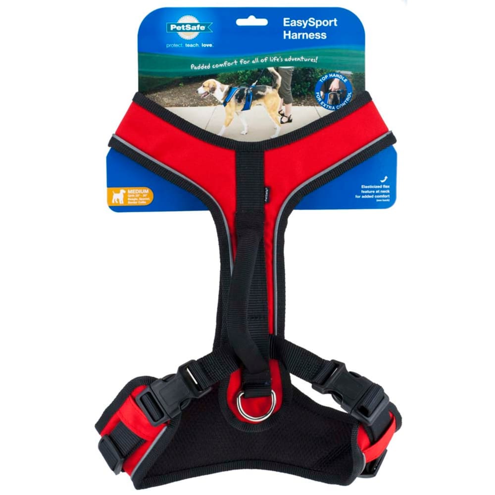 EasySport Comfortable Dog Harness Red Medium - Pet Supplies - EasySport