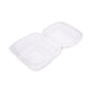 Eco-Products Clear Clamshell Hinged Food Containers 6 X 6 X 3 Plastic 80/pack 3 Packs/carton - Food Service - Eco-Products®