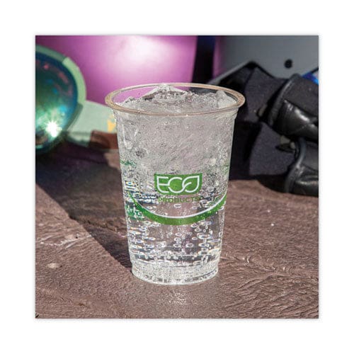 Eco-Products Greenstripe Renewable And Compostable Cold Cups 12 Oz Clear 50/pack 20 Packs/carton - Food Service - Eco-Products®